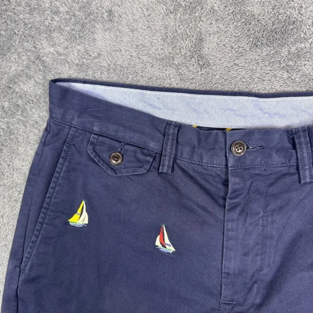Ralph Lauren Pants Men 30x30 Polo Chino 7oz Twill Brushed Trouser Yacht Sailboat